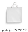 Paper shopping package isolated on white background 72296236