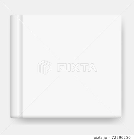 Vector mock up of book cover on white Vector mock up of book cover on white 72296250
