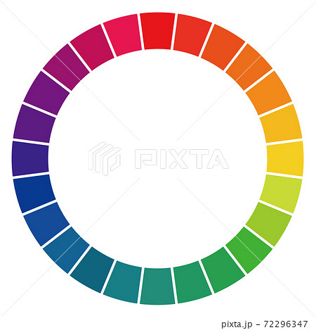 24色相環のイラスト素材
