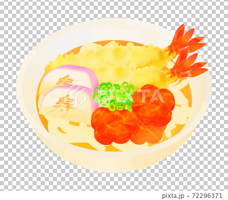 年明けうどんのイラスト素材 年明けうどんのイラスト素材