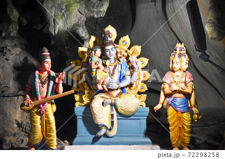 Batu Caves inside a limestone hill that has a series of caves and cave temples 72298258