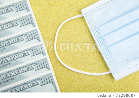 image of money mask gold background image of money mask gold background 72298687