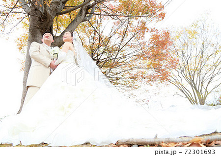 写真だけの結婚式ウエディングフォト☆新郎新婦 72301693