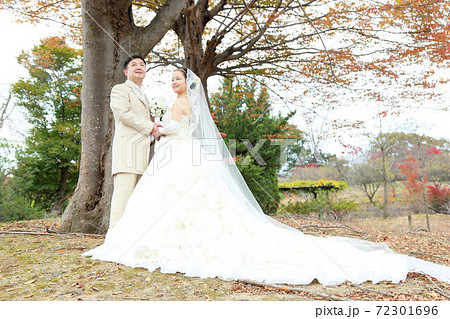 写真だけの結婚式ウエディングフォト☆新郎新婦 72301696