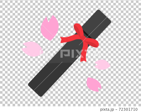 Illustration of a diploma in a cylinder Illustration of a diploma in a cylinder 72301710