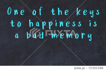 Chalk inscription of smart quote on black desk Chalk inscription of smart quote on black desk 72303386