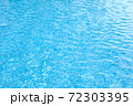 Clear and clean water in swimming pool for background. 72303395