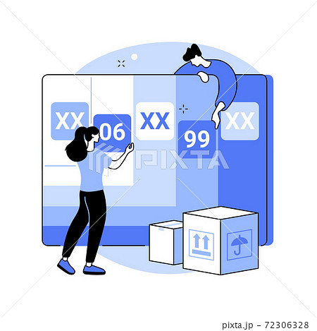 Harmonized System abstract concept vector illustration. 72306328