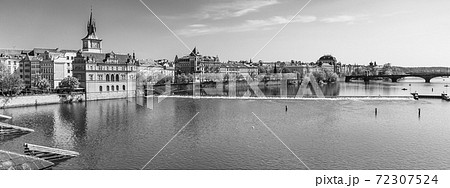 Vltava River and Smetana Embankment Vltava River and Smetana Embankment 72307524
