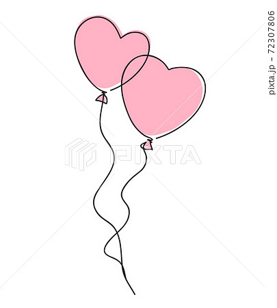 Cute party balloon doodle cartoon drawings Vector Image