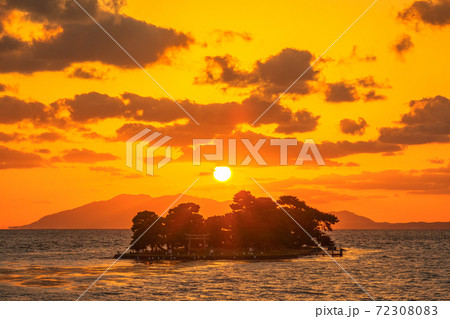宍道湖（夕景） 72308083