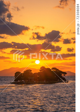 宍道湖（夕景） 72308084