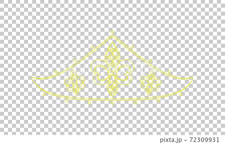 ティアラ　線画イラスト_31 72309931