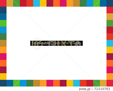 SDGs RGB指定色背景/フレーム2 72310763