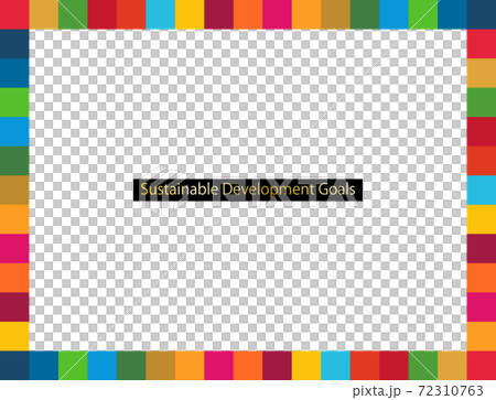 SDGs RGB指定色背景/フレーム2 72310763
