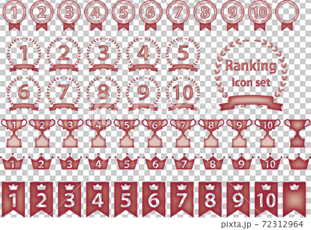 Stamp-like ranking icon Stamp-like ranking icon 72312964