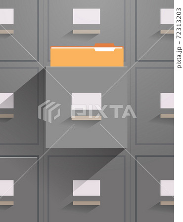 office wall of filing cabinet with open card catalog document data archive storage folders for files business administration office wall of filing cabinet with open card catalog document data archive storage folders for files business administration 72313203