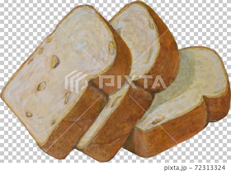 模擬圖麵包和核桃 72313324