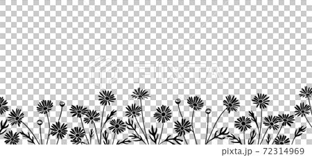 Background material with flower illustrations (Margaret) Background material with flower illustrations (Margaret) 72314969