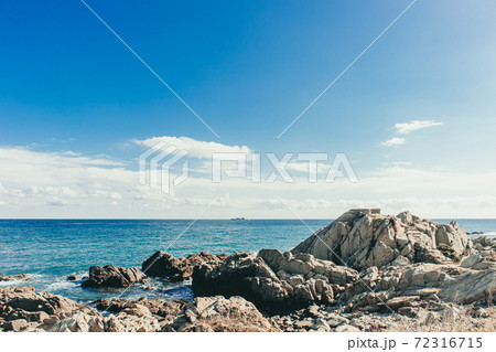 海 海岸 岩 72316715