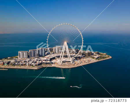 Ain Dubai ferris wheel on Bluewaters island in Dubai, UAE 72318773
