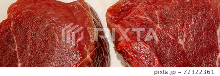 Fresh raw red meat texture closeup, marbled meat Fresh raw red meat texture closeup, marbled meat 72322361