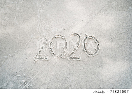 New year Two thousand twenty-one on the beach New year Two thousand twenty-one on the beach 72322697