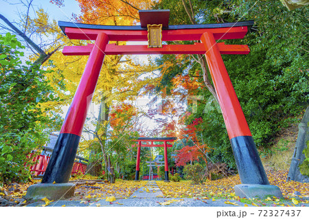 京都　山崎聖天　稲荷社　 72327437