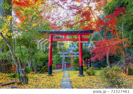 京都　山崎聖天　稲荷社　 72327461