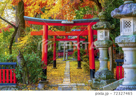 京都　山崎聖天　稲荷社　 72327465