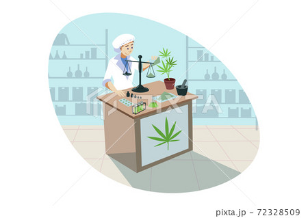 Marijuana, cannabis, medical research, analysis, drug concept. Marijuana, cannabis, medical research, analysis, drug concept. 72328509