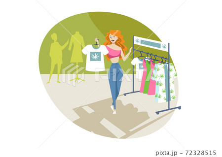 Marijuana, clothing, shopping, merchandise, cannabis concept Marijuana, clothing, shopping, merchandise, cannabis concept 72328515