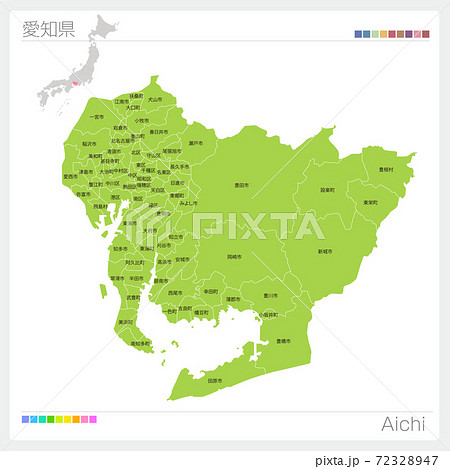 愛知県の地図イラスト フリー素材 を無料ダウンロード