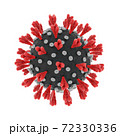 3d render of a coronavirus germ isolated on white background 72330336