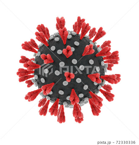 3d render of a coronavirus germ isolated on white background 3d render of a coronavirus germ isolated on white background 72330336
