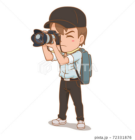 Cartoon character of photographer. - Stock Illustration [72331876] - PIXTA