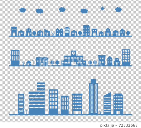 居住區建築物城市景觀 72332665