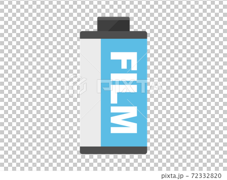 写真フィルムのイラスト 72332820