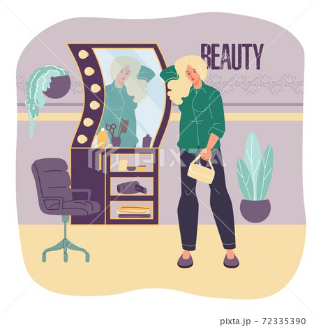 Flat cartoon character vector illustration concept Flat cartoon character vector illustration concept 72335390