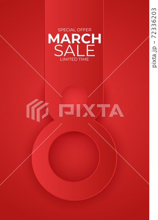 8 March sale banner Background Design. Template for advertising, web, social media and fashion ads. Poster, flyer, greeting card, header for website Vector Illustration. EPS10 8 March sale banner Background Design. Template for advertising, web, social media and fashion ads. Poster, flyer, greeting card, header for website Vector Illustration. EPS10 72336203