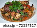 Gnocchi with beef and vegetables . 72337327