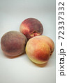 Fresh peach isolated on white background . 72337332