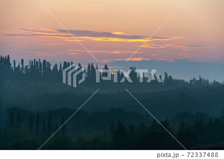 Sunrise at the Tuscany, Italy Sunrise at the Tuscany, Italy 72337488