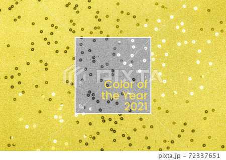 Metallic confetti on silver background. 72337651