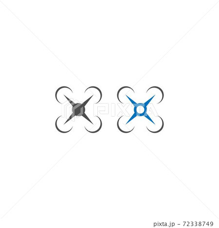 Drone icon logo design vector Drone icon logo design vector 72338749
