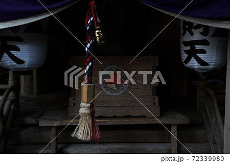 熱海市・来宮神社境内・弁財天の鈴緒 72339980