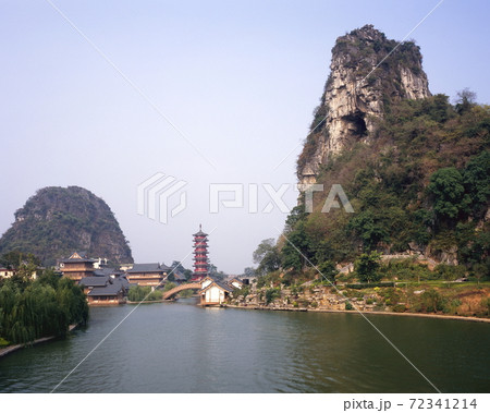 木龍湖桂林宋城と畳彩山 72341214