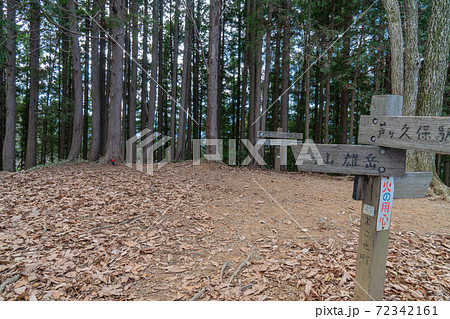 双子山（雌岳）の山頂（奥武蔵） 72342161