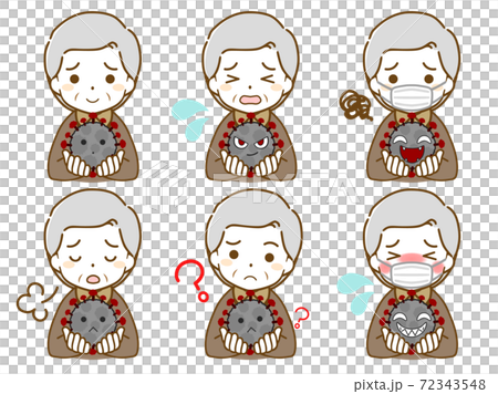 感染病毒的老人 72343548