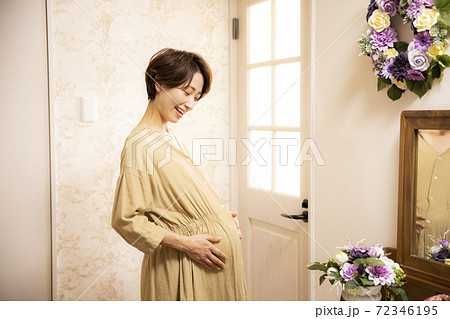 妊婦 臨月 マタニティ 妊婦 臨月 マタニティ 72346195